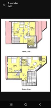 Foto - große 3-Raum-Maisonette-Wohnung