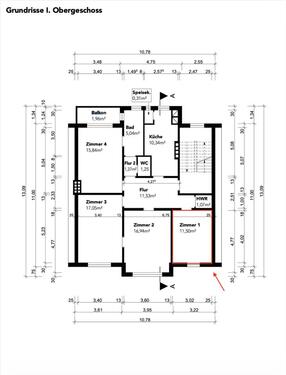 Foto - 1 Zimmer Etagenwohnung zur Miete in Bremen