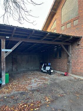 Foto - Carport Stellplatz Anhänger, Motorräder, Okdtimer