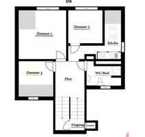 WG Zimmer Nr 1 und 3 in Gießen - 350,00 EUR Kaltmiete, in Gießen (PLZ: 35396) Wieseck