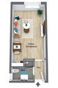 Foto - 1 Zimmer Etagenwohnung zum Kaufen in Würzburg