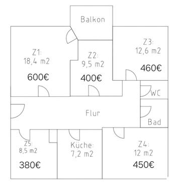 Foto - 5 Zimmer Etagenwohnung zur Miete in Laatzen