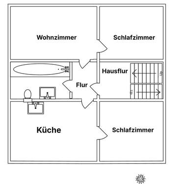Foto - Helle 3,5-Zimmer Wohnung im 3. OG mit Balkon in Witten