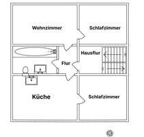 Helle 3,5-Zimmer Wohnung im 3. OG mit Balkon in Witten