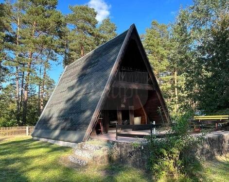 Foto - Pachtgrundstück mit Finnhütte im Havelland bei Rathenow