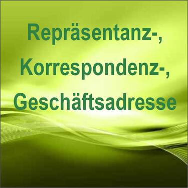 Foto - Geschäftsadresse, Repräsentanzadresse, Korrespondenzadresse
