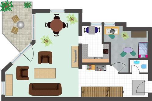 Foto - wunderschöne 3-Zimmerwohnung in bester Lage des Südviertels von Ilmenau mit zwei Balkonen