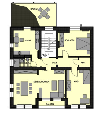 Foto - Etagenwohnung in Dillingen (Saar) zur Miete