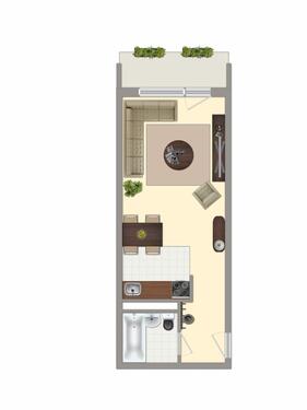 Foto - 1 Zimmer Etagenwohnung in Erfurt