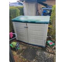 Bürstner Mobilheim auf dem Campingplatz Grav insel in Wesel