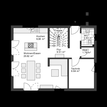 Foto - 3 Zimmer Einfamilienhaus zur Miete in Porta Westfalica