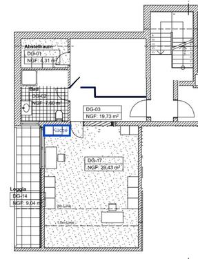Foto - 2 Zimmer Dachgeschoßwohnung zum Kaufen in Waldkraiburg