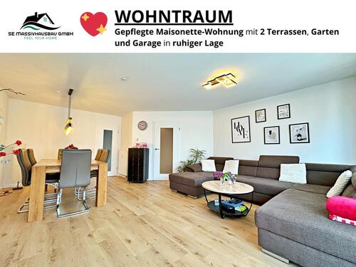 Foto - WOHNTRAUM - Gepflegte Maisonette-Wohnung mit 2 Terrassen, Garten und Garage in ruhiger Lage