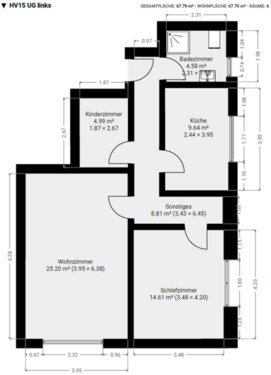 Foto - 2.5 Zimmer Erdgeschoßwohnung zur Miete in Hof
