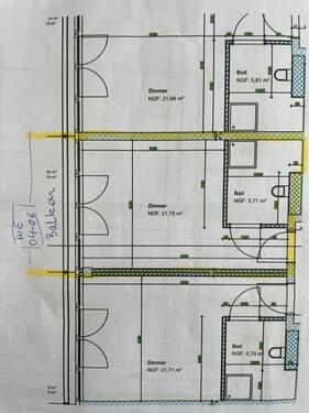 Foto - 1-Raum-Appartement, Nachmieter, vollmöbliert in Rostock