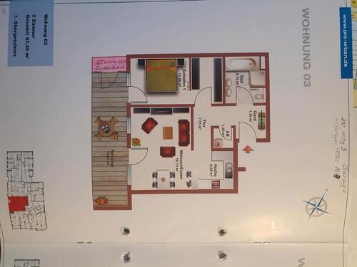 Foto - 2 Zimmer Terrassenwohnung zum Kaufen in Rheine