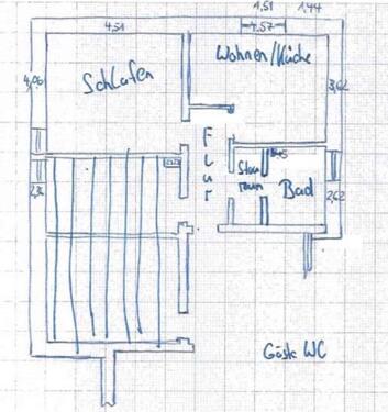 Foto - 1.5 Zimmer Etagenwohnung zur Miete in Neunkirchen