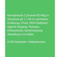 2 Zimmer Wohnung in Struckum - 610,00 EUR Kaltmiete, ca.  47,00 m² in Bredstedt (PLZ: 25821)