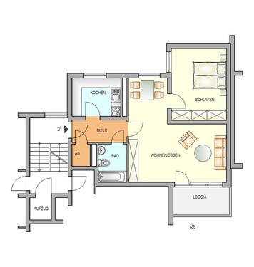Foto - Etagenwohnung in Remscheid zur Miete
