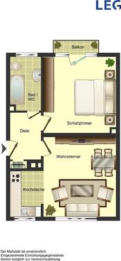 Foto - 2 Zimmer Etagenwohnung zur Miete in Duisburg