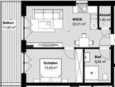 Foto - 2 Zimmer Terrassenwohnung in Wenden