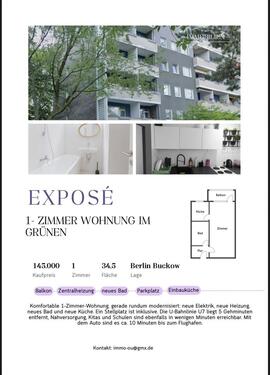 Foto - 1 Zimmer Wohnung zu Verkaufen- Bezugsfrei, saniert