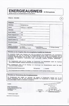 Foto - Etagenwohnung in Berlin zur Miete