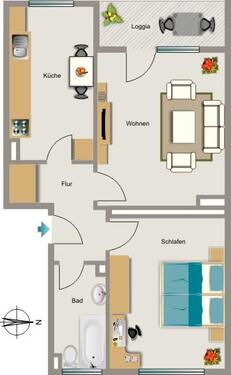 Foto - 2.5 Zimmer Etagenwohnung zur Miete in Gelsenkirchen