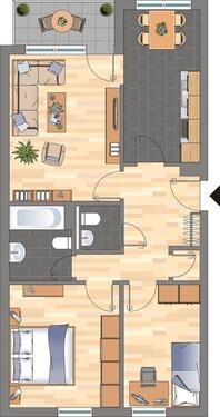 Foto - 3.5 Zimmer Etagenwohnung in Dinslaken