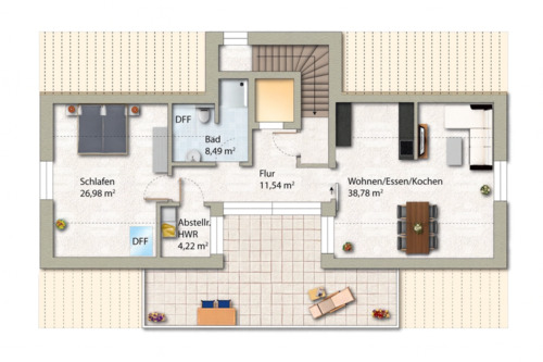 Foto - 2 Zimmer Etagenwohnung in Lemförde