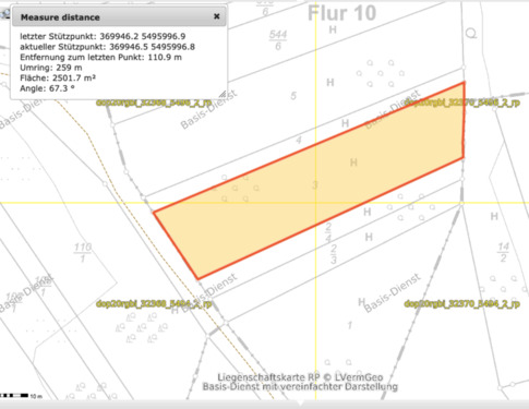 Foto - Grundstück zu verpachten Weiersbach [Hoppstädten] 2566 qm