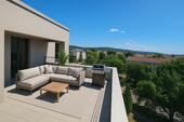 Foto - Dachterrasse mit Weitblick BBQ, City-Vibes, Alltag ausblenden...