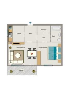 Foto - 2.5 Zimmer Etagenwohnung zur Miete in Gelsenkirchen