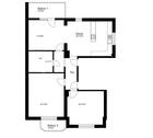 Foto - 3 ZKB, 110qm, sanierter Altbau - 1.250,00 EUR Kaltmiete,
