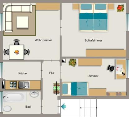 Foto - 3.5 Zimmer Etagenwohnung zur Miete in Moers