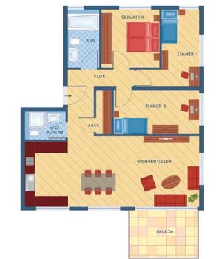 Foto - Neuwertige 4- Zimmer Wohnung in Deckenpfronn
