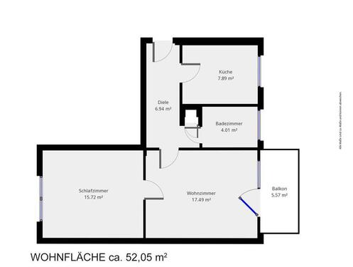 Foto - 2 Zimmer Etagenwohnung zur Miete in Bitterfeld-Wolfen