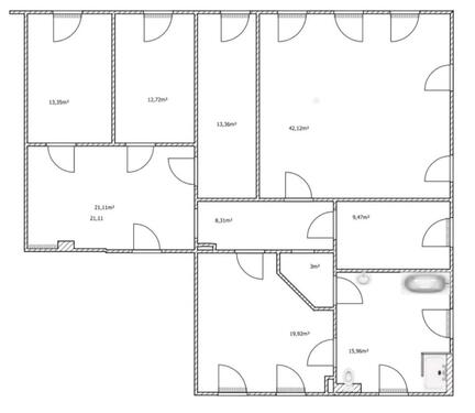 Foto - großzügige helle Wohnung 5 Raumwohnung 960€ 160qm