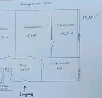 3 Zimmerwohnung - 555,00&nbsp;EUR Kaltmiete, ca.&nbsp; 55,00&nbsp;m&sup2; in Polle (PLZ: 37647)