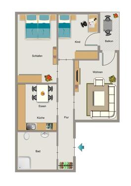 Foto - 3.5 Zimmer Etagenwohnung in Dortmund