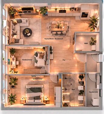 Foto - Großzügige 3 Raum Wohnung zu verkaufen in Finowfurt Schorfheide