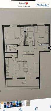 Foto - Geschmackvolle 3-Zimmer-Dachgeschosswohnung