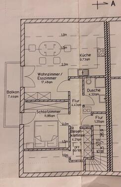 Foto - DG-Wohnung zu vermieten - 700,00&nbsp;EUR Kaltmiete, ca.&nbsp; 50,00&nbsp;m&sup2;