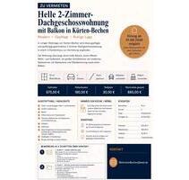2-Zimmer-Dachgeschosswohnung mit Balkon in Kürten-Bechen