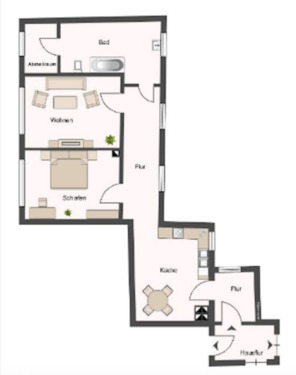 Foto - Hübsche, helle 2,5 Zimmer-Wohnung in sehr guter Lage, nahe Zentrum, Pritzwalk