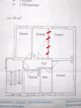 Foto - 3 Raum Wohnung im Zentrum Delitzsch
