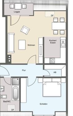 Foto - Dachgeschosswohnung - 199.000,00&nbsp;EUR Kaufpreis, ca.&nbsp; 62,00&nbsp;m&sup2;