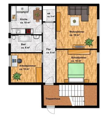 Foto - Gemütliche 3-Zimmer-Wohnung in Duisburg -Serm