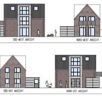 Projektiert: Neubau von 3 Doppelhäusern in Schortens