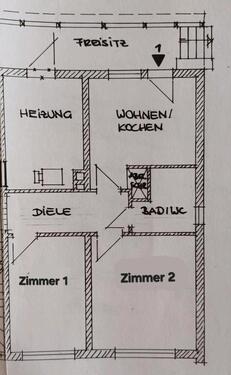 Foto - 2 Zimmer Hochparterre zur Miete in Greifenstein